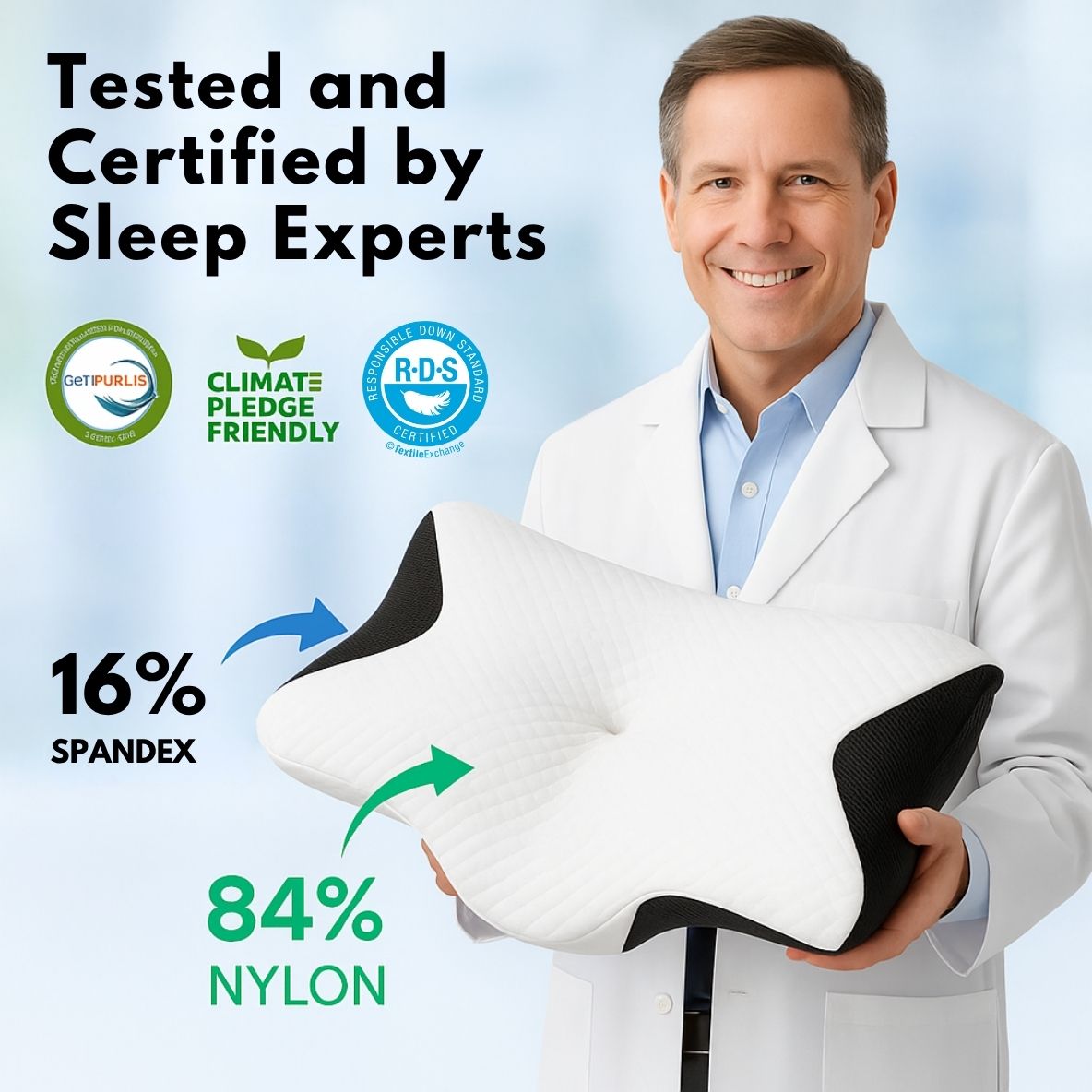 Wake Up Without Neck or Back Pain with the Evina Contour Relief Pillow