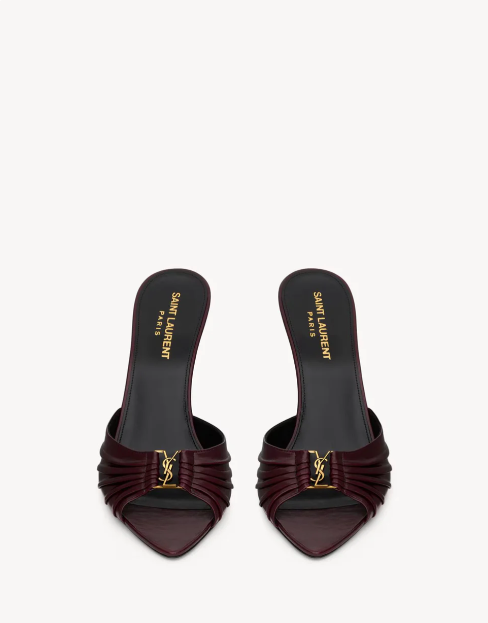 Mules in Smooth Leather