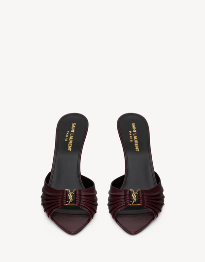 Mules in Smooth Leather