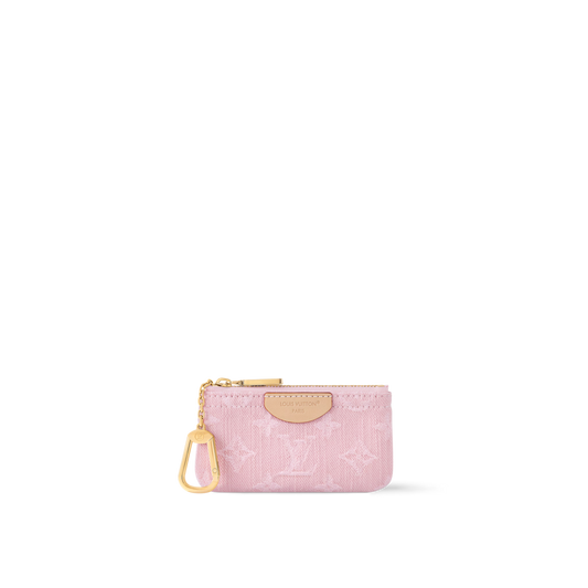 Pink Denim LV Wallet